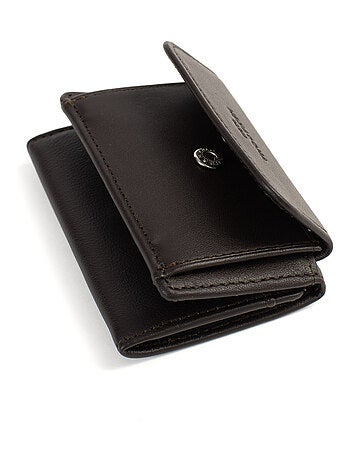 Portecartes 2 volets Stop RFID Cuir SOFT