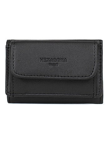 Portecartes 2 volets Stop RFID Cuir SOFT