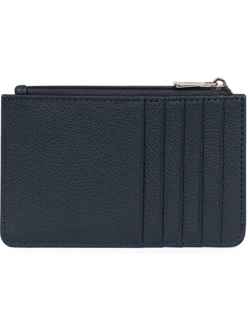 Portecartes  Cuir CONFORT Bleu marine - Kiabi