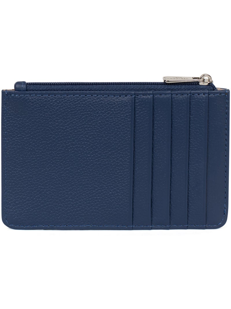 Portecartes  Cuir CONFORT Bleu - Kiabi