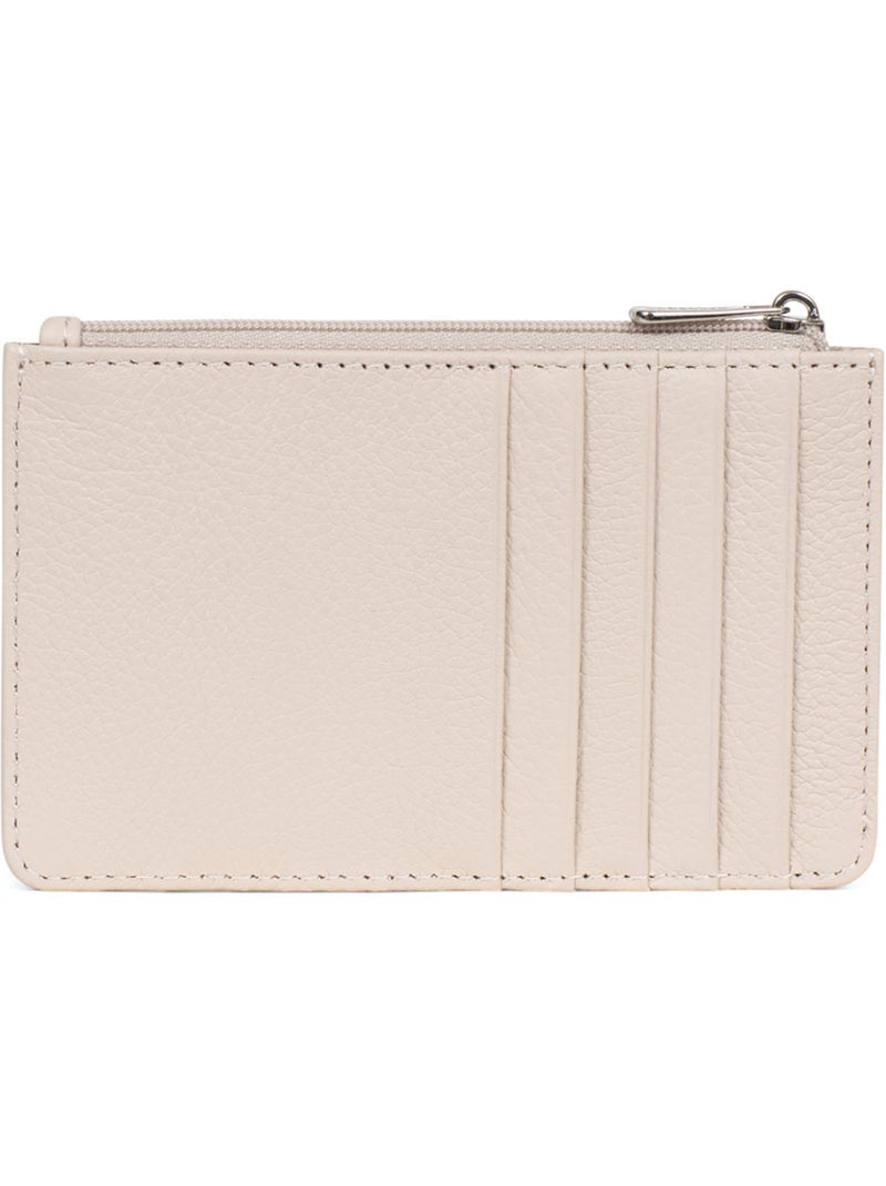Portecartes  Cuir CONFORT Ivoire - Kiabi