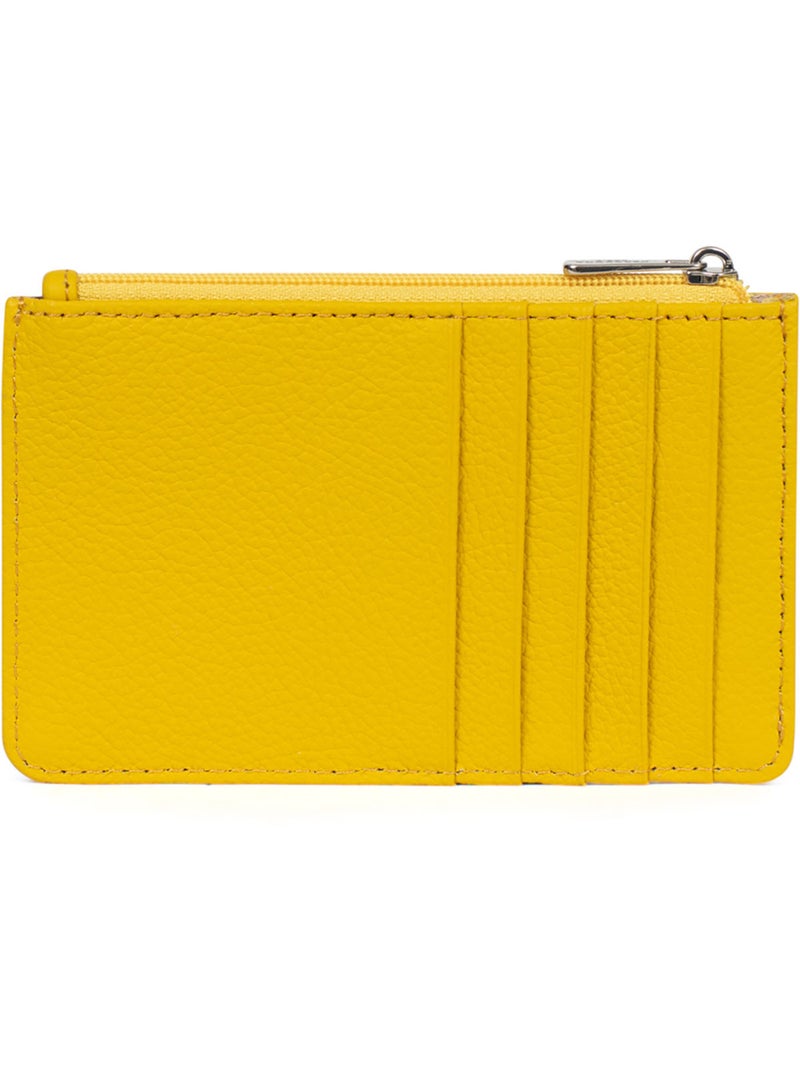 Portecartes  Cuir CONFORT Jaune - Kiabi