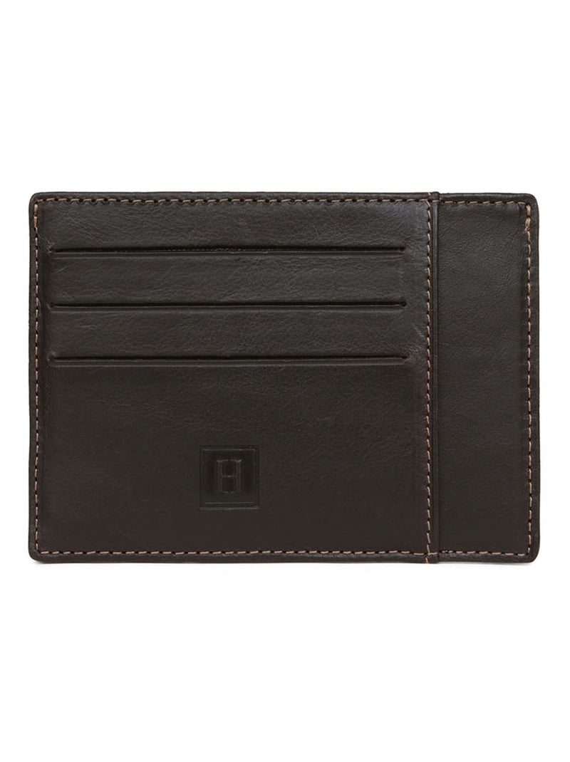 Portecartes  Cuir FÉLIN Marron - Kiabi