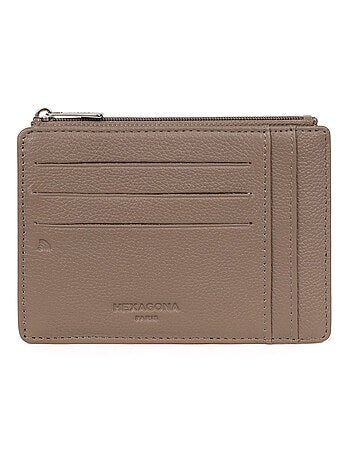 Portecartes stop rfid cuir confort hexagona