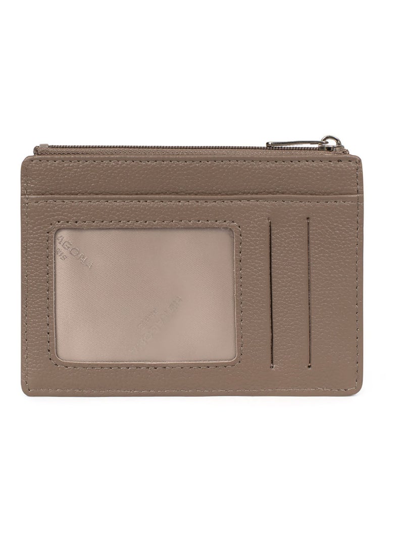Portecartes  Stop RFID  Cuir CONFORT Marron glacé - Kiabi