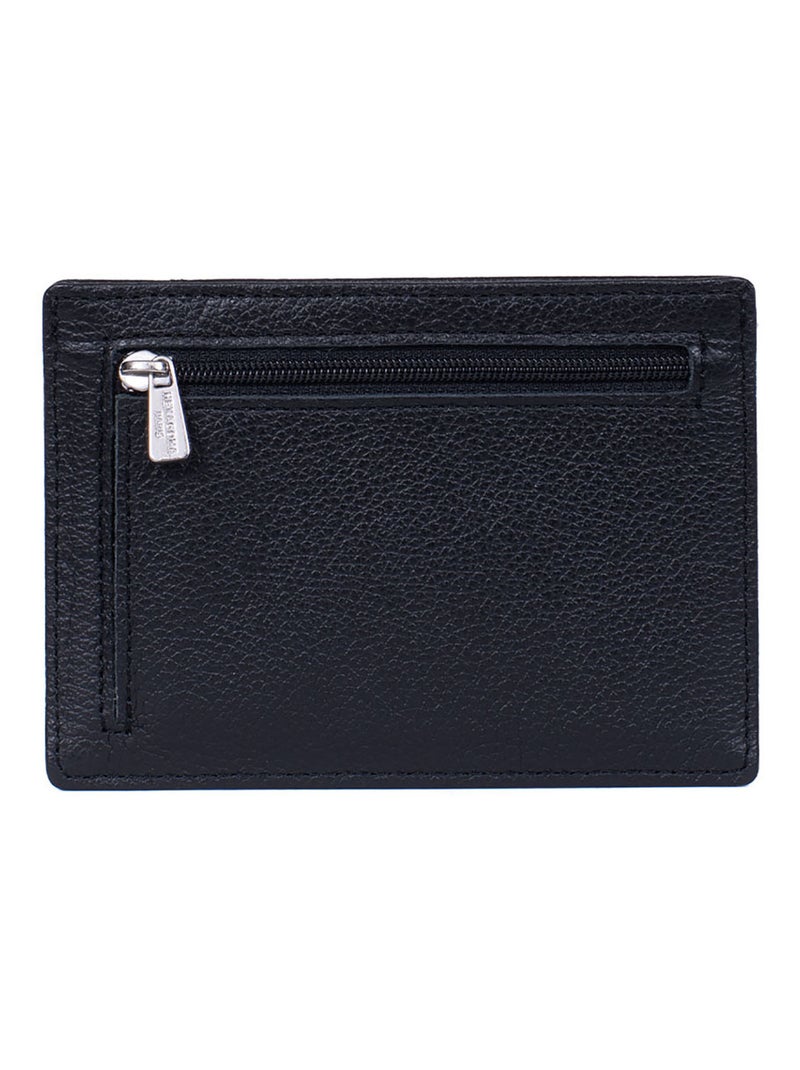 Portecartes  Stop RFID  Cuir CONFORT Noir - Kiabi