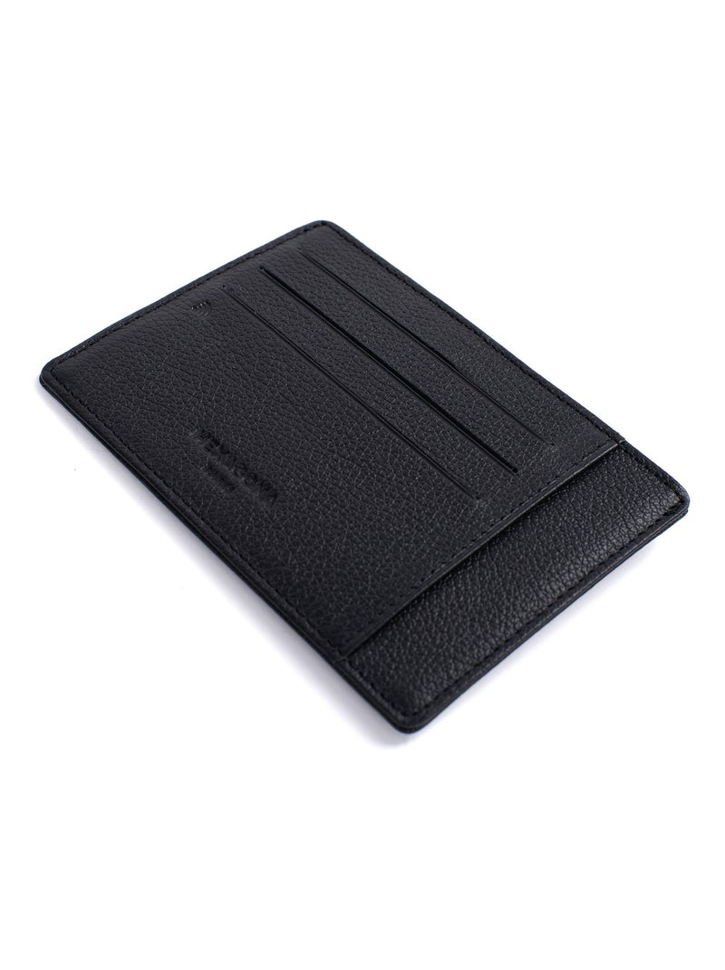 Portecartes  Stop RFID  Cuir CONFORT Noir - Kiabi