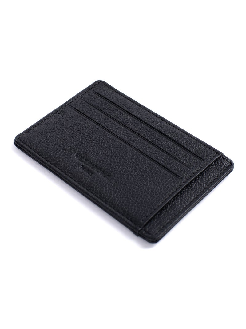 Portecartes  Stop RFID  Cuir CONFORT Noir - Kiabi