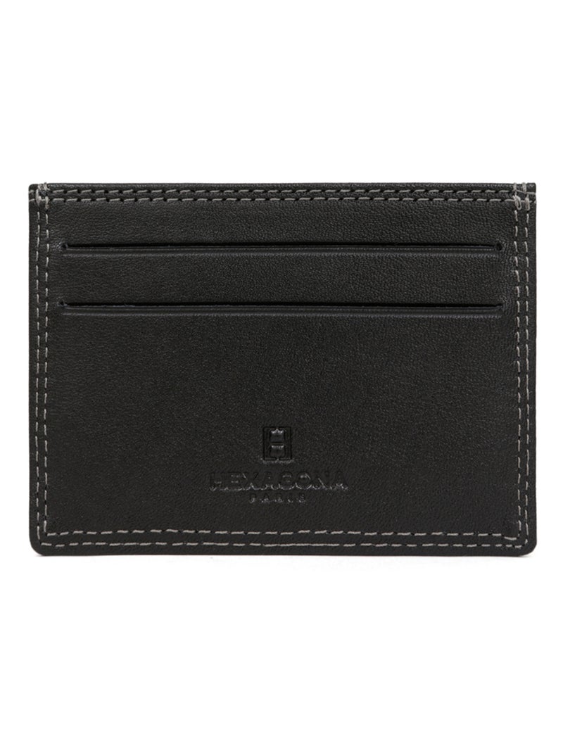 Portecartes  Stop RFID  Cuir SENSATION Noir - Kiabi