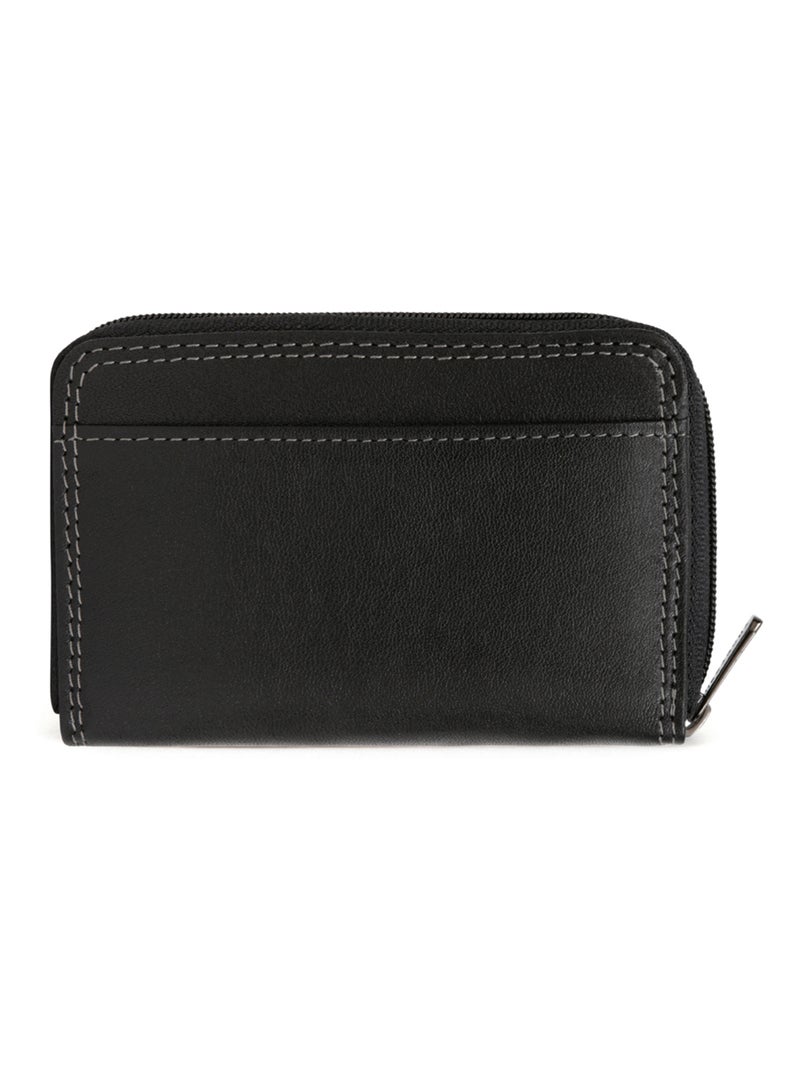 Portecartes  Stop RFID  Cuir SENSATION Noir - Kiabi