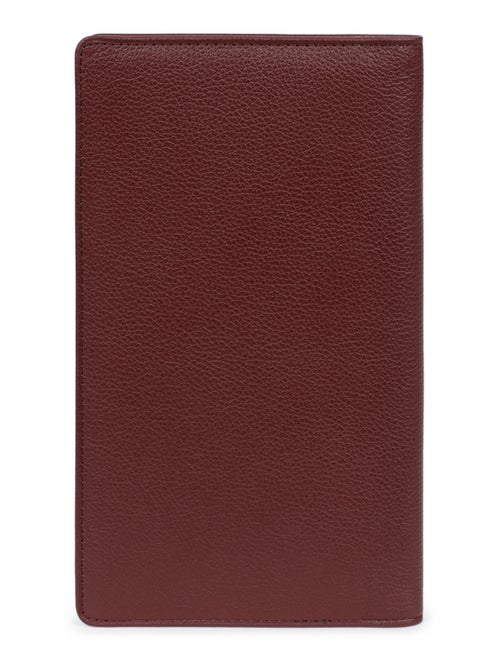 Portechéquier  1 volet  Cuir CONFORT - Kiabi
