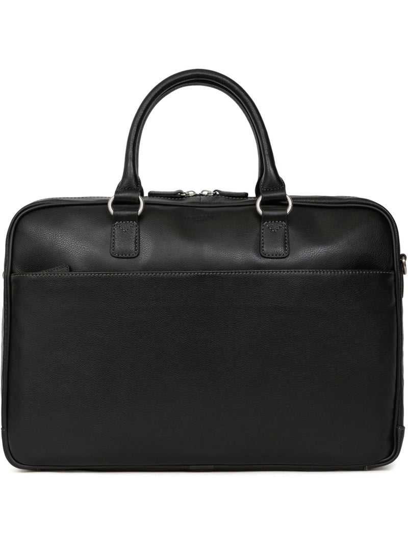 Portedocuments  13" & A4  Cuir CONFORT BUSINESS Noir - Kiabi