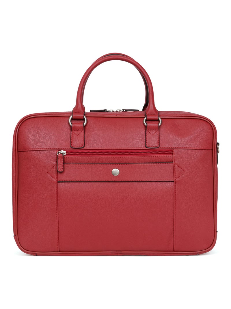 Portedocuments  13 & A4  Cuir CONFORT BUSINESS Rouge foncé - Kiabi