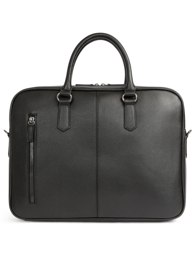 Portedocuments  13" & A4  Cuir ENCORE Noir - Kiabi