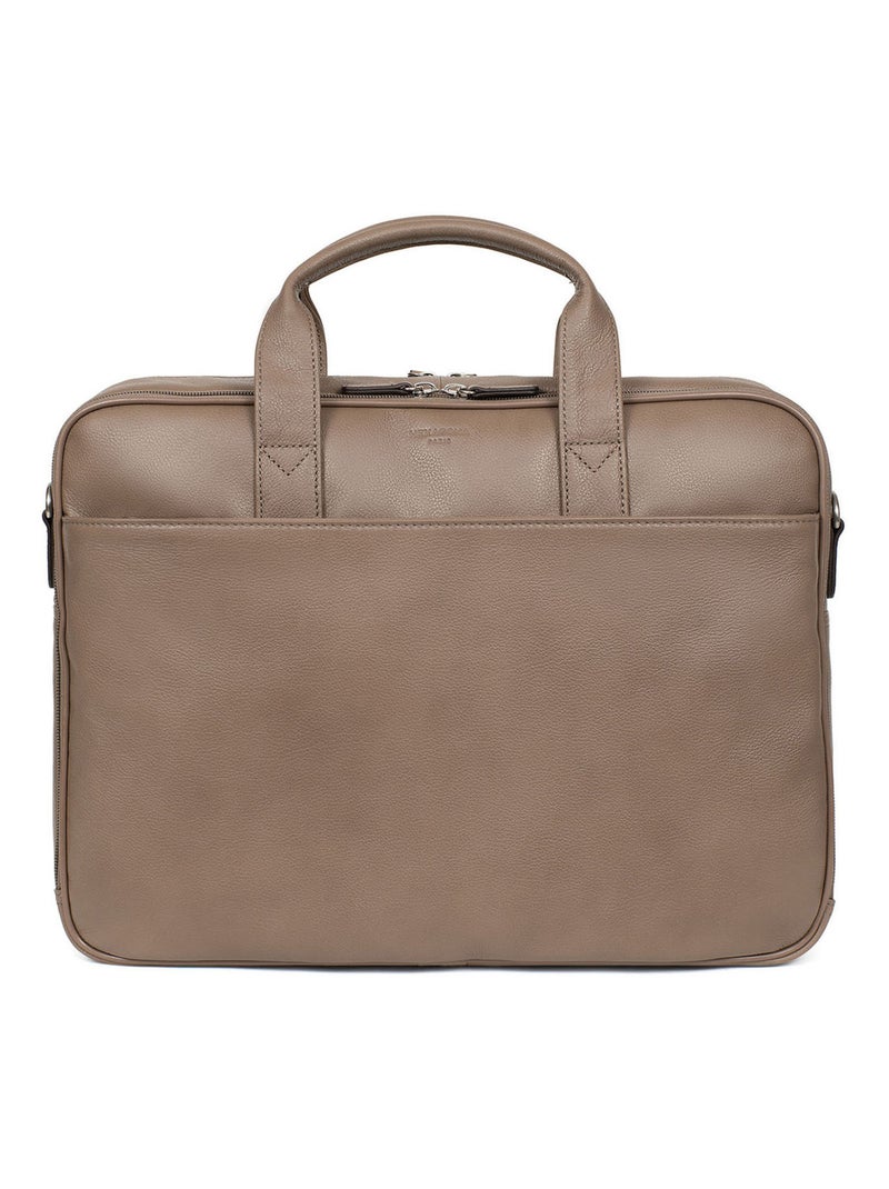 Portedocuments  15" & A4  Cuir CONFORT BUSINESS Marron clair - Kiabi