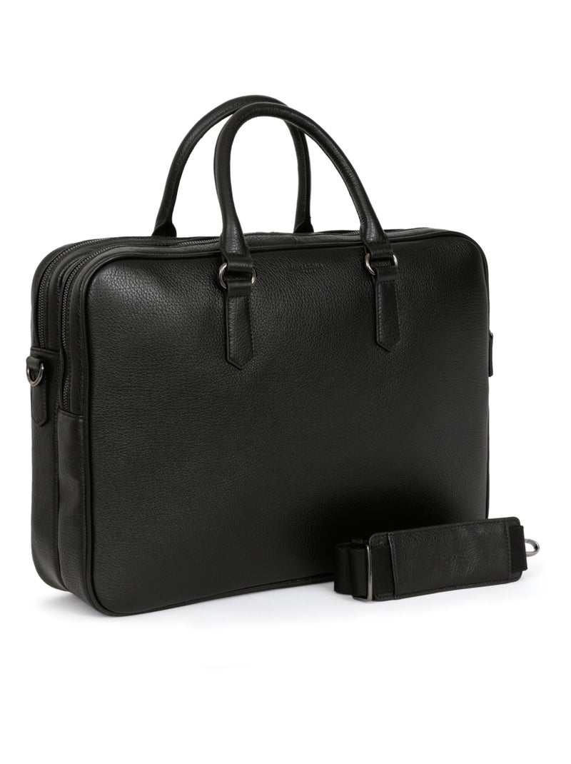 Portedocuments  15" & A4  Cuir ENCORE Noir - Kiabi