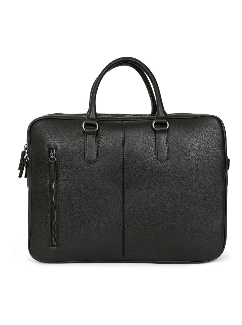 Portedocuments  15" & A4  Cuir ENCORE Noir - Kiabi
