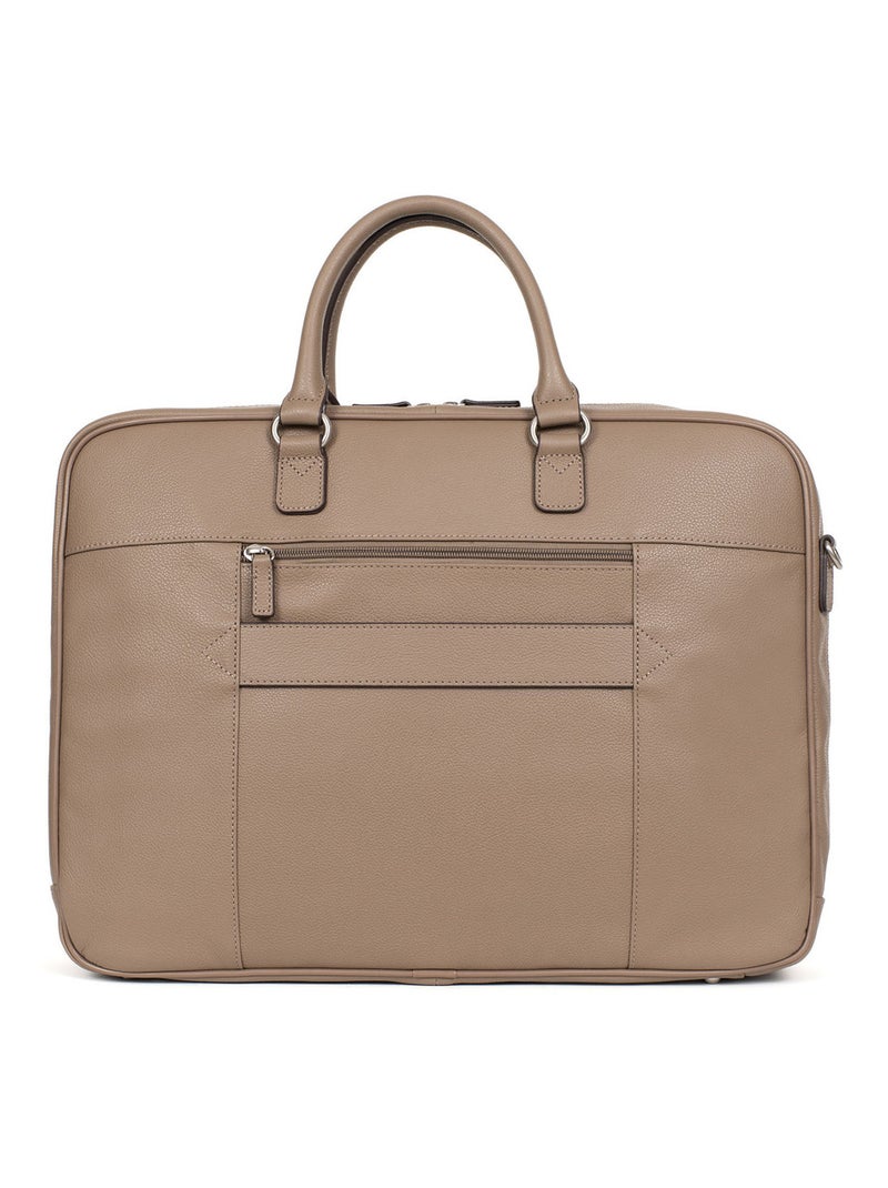 Portedocuments  17"& A4  Cuir CONFORT BUSINESS Marron glacé - Kiabi