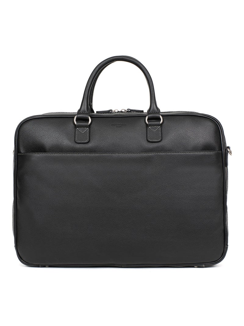 Portedocuments  17"& A4  Cuir CONFORT BUSINESS Noir - Kiabi