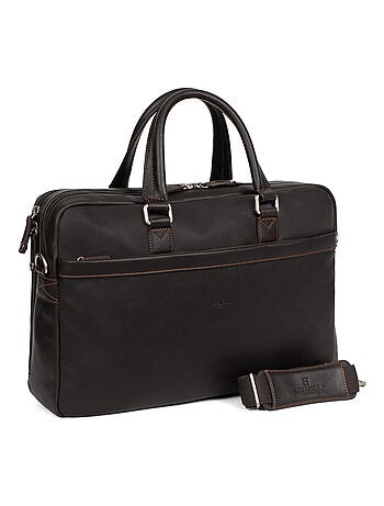 Portedocuments 17" & a4 cuir félin hexagona