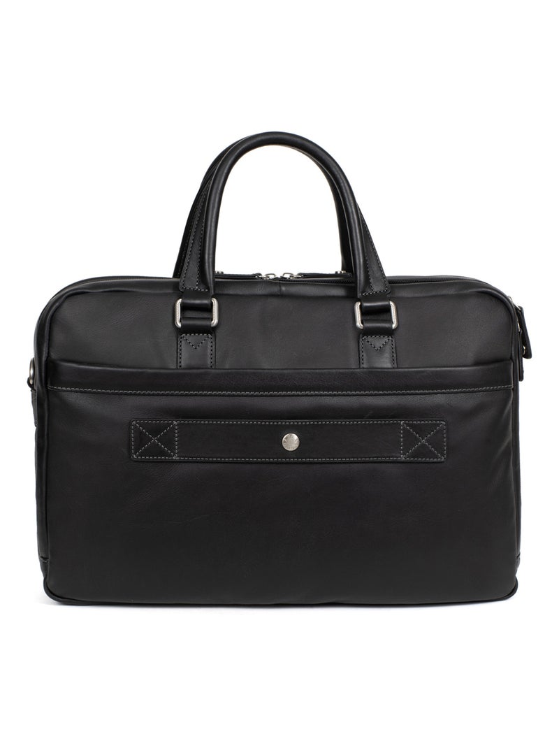 Portedocuments  17" & A4  Cuir FÉLIN Noir - Kiabi
