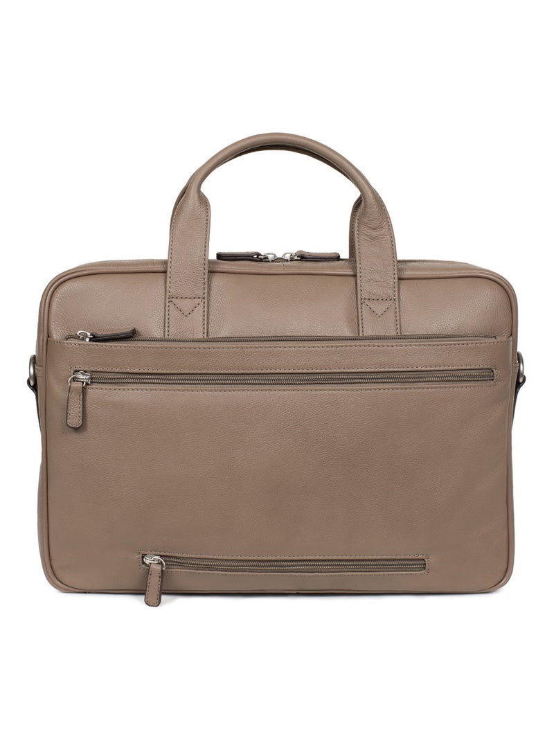 Portedocuments  A4  Cuir CONFORT BUSINESS Marron glacé - Kiabi