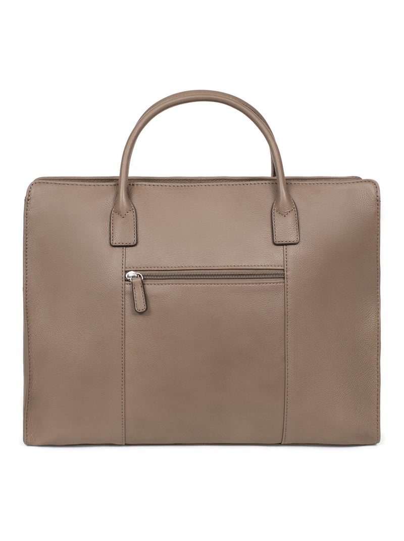 Portedocuments  A4  Cuir CONFORT BUSINESS Marron glacé - Kiabi