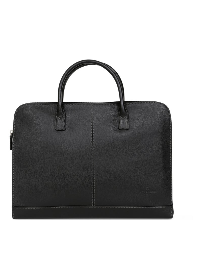 Portedocuments  A4  Cuir CONFORT BUSINESS Noir - Kiabi