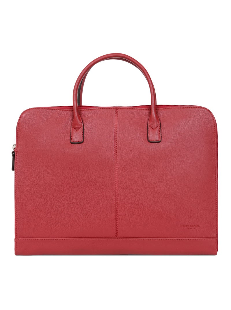 Portedocuments  A4  Cuir CONFORT BUSINESS Rouge foncé - Kiabi