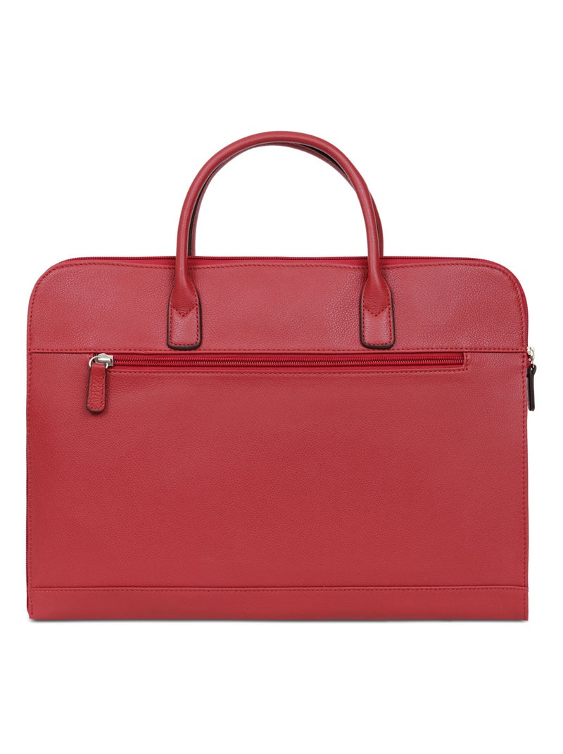 Portedocuments  A4  Cuir CONFORT BUSINESS Rouge foncé - Kiabi