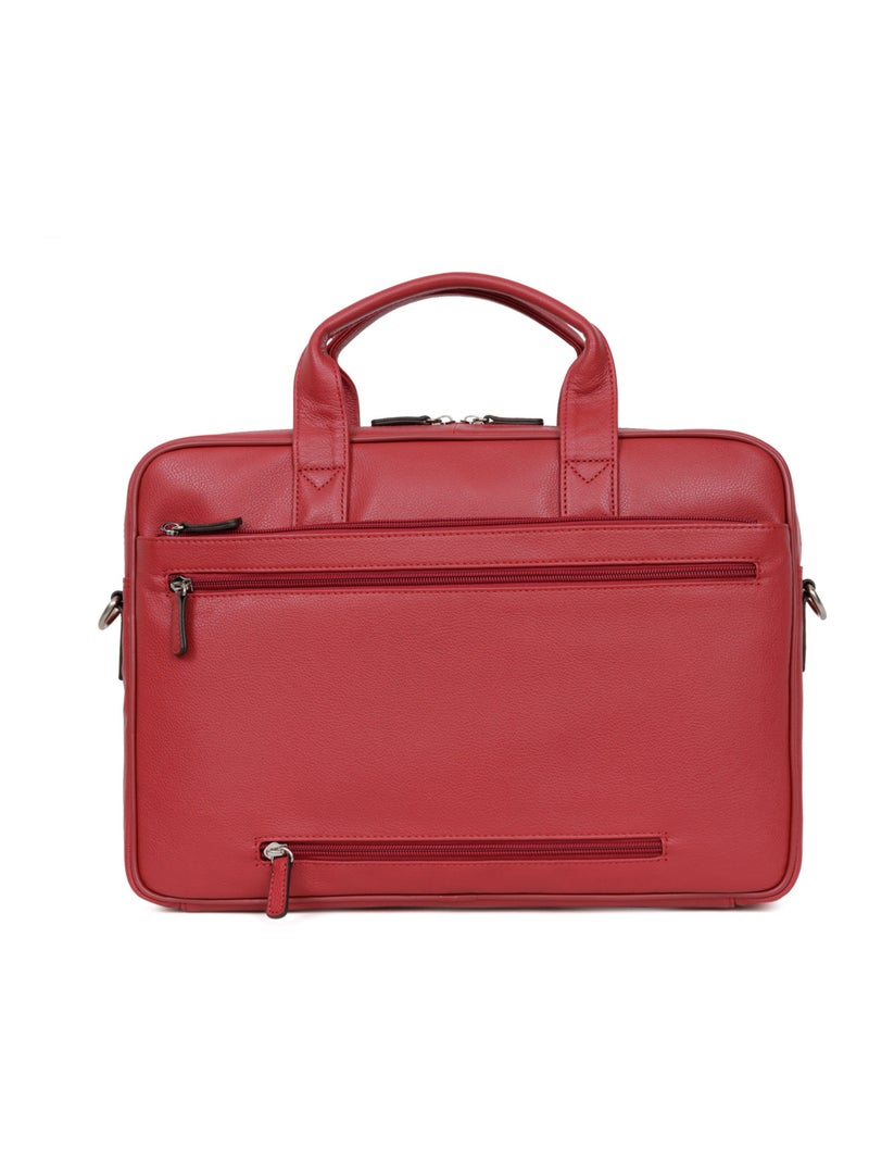 Portedocuments  A4  Cuir CONFORT BUSINESS Rouge foncé - Kiabi