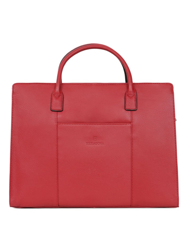 Portedocuments  A4  Cuir CONFORT BUSINESS Rouge foncé - Kiabi