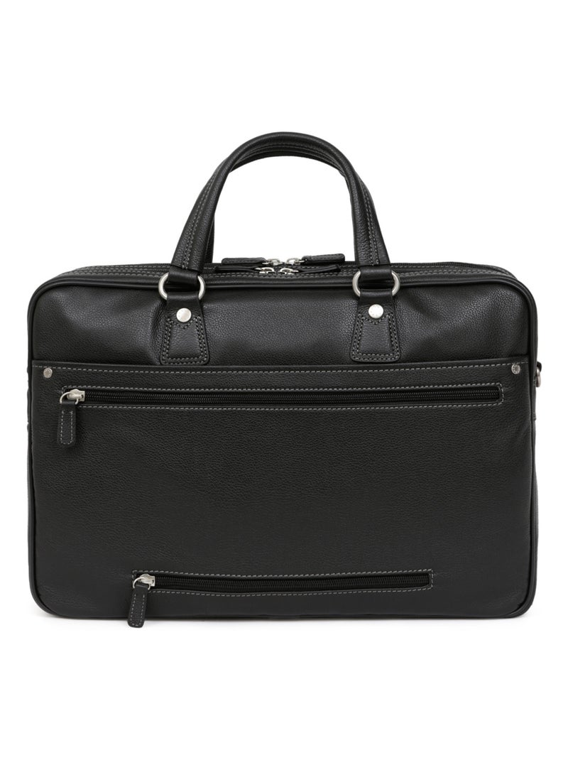 Portedocuments  A4  Cuir CONFORT Noir - Kiabi
