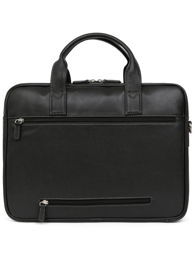Portedocuments  A4  Cuir CONFORT Noir - Kiabi