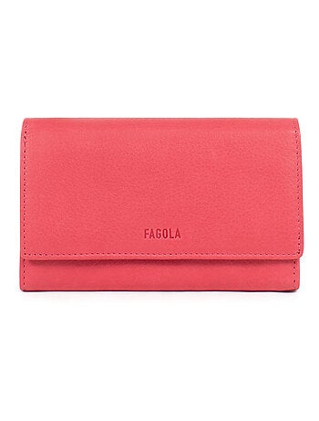 Portefeuille - 1 volet - Stop RFID - Cuir Émy | FAGOLA