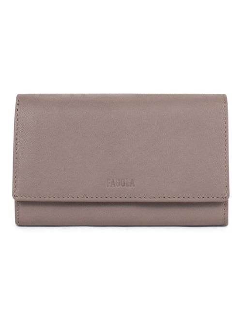 Portefeuille - 1 volet - Stop RFID - Cuir - Kiabi