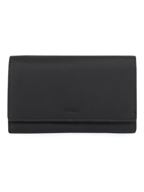 Portefeuille - 1 volet - Stop RFID - Cuir - Kiabi