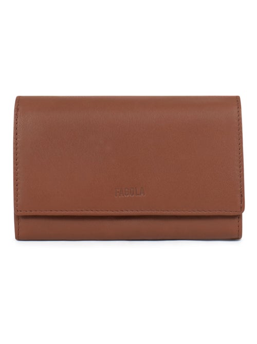 Portefeuille - 1 volet - Stop RFID - Cuir - Kiabi