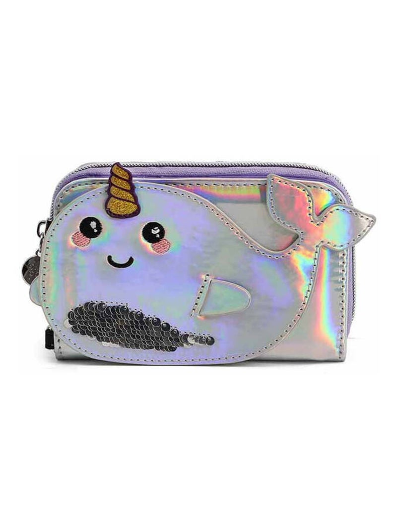 Portefeuille - Oh My Pop! Narval - Argent - Taille Unique Argent - Kiabi