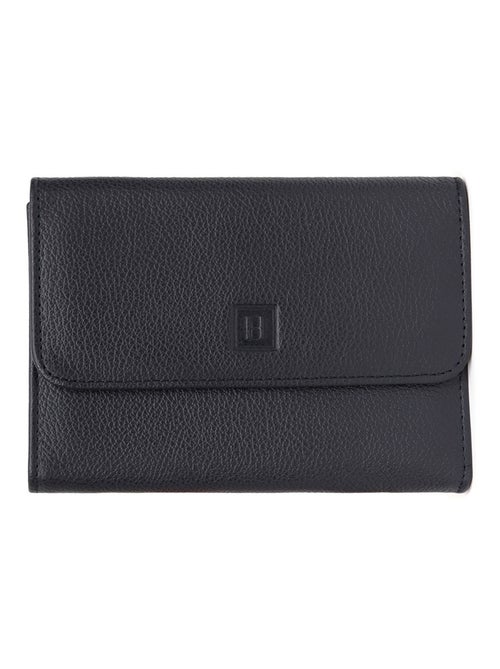 Portefeuille  1 volet  Cuir CONFORT - Kiabi