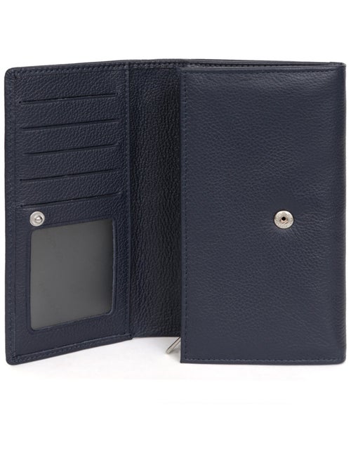 Portefeuille  1 volet  Cuir CONFORT - Kiabi