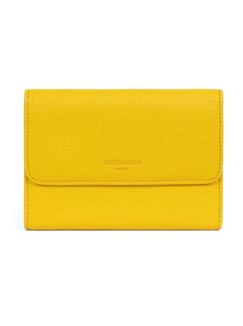 Portefeuille  1 volet  Cuir CONFORT - Kiabi