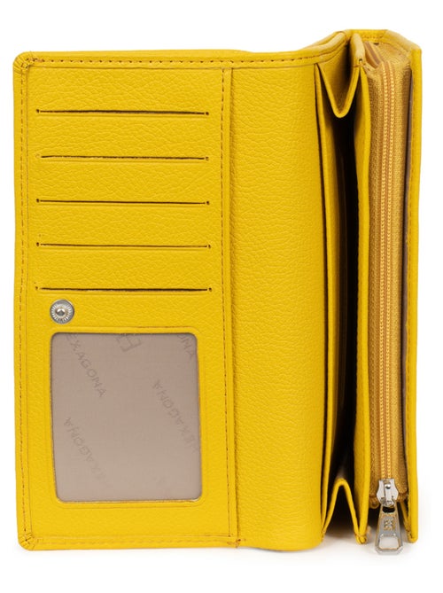 Portefeuille  1 volet  Cuir CONFORT - Kiabi