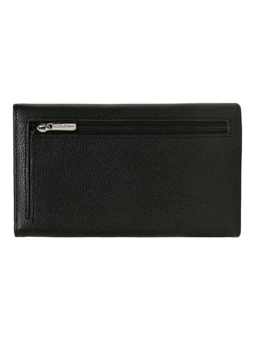 Portefeuille  1 volet  Cuir CONFORT - Kiabi