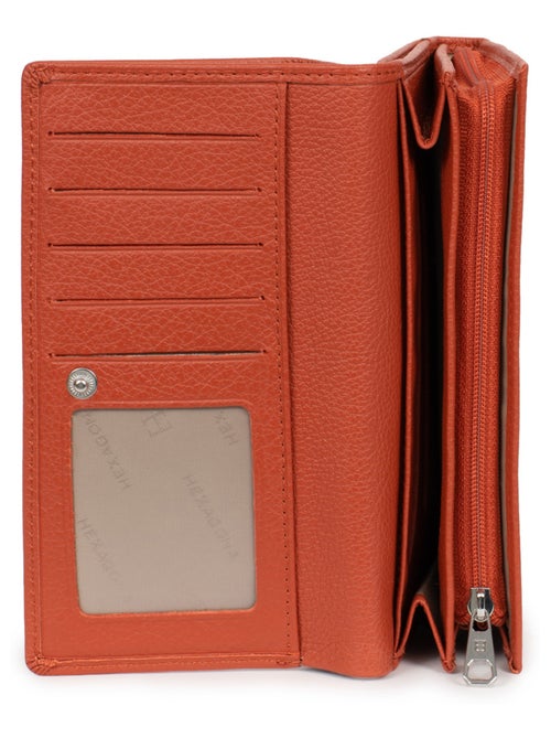 Portefeuille  1 volet  Cuir CONFORT - Kiabi