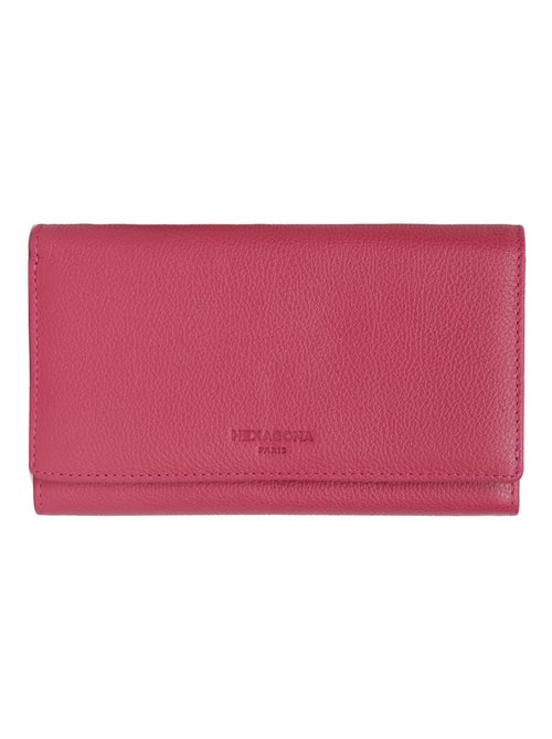 Portefeuille  1 volet  Cuir CONFORT - Kiabi