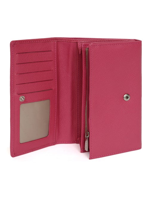 Portefeuille  1 volet  Cuir CONFORT - Kiabi