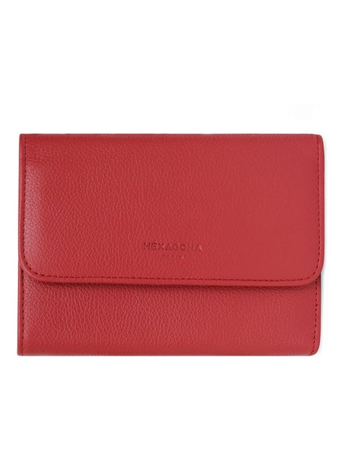 Portefeuille  1 volet  Cuir CONFORT - Kiabi