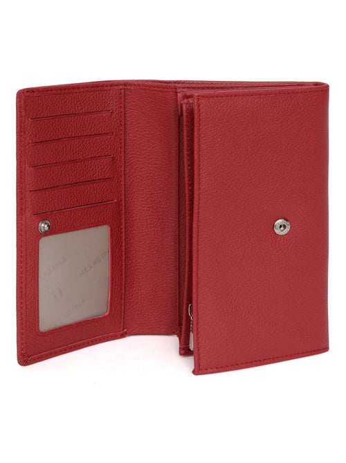 Portefeuille  1 volet  Cuir CONFORT - Kiabi