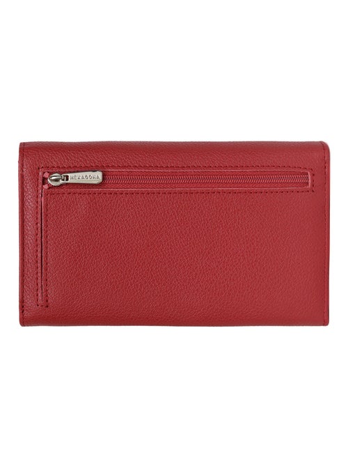 Portefeuille  1 volet  Cuir CONFORT - Kiabi